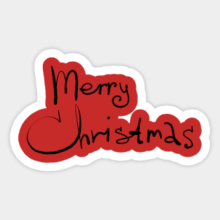 Merry Christmas Sticker